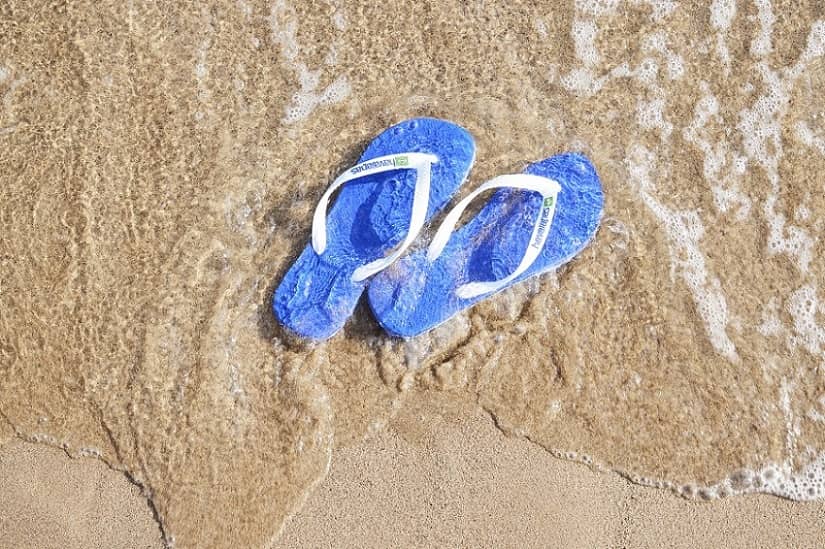 calzado para la playa en verano