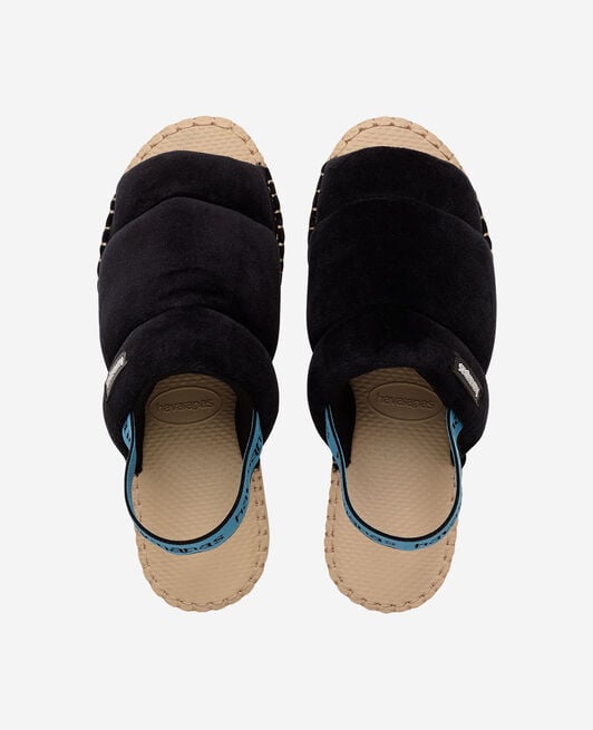 Pantufas De Veludo Com Plataforma