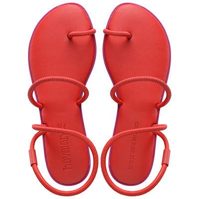 sandalias rojas Havaianas