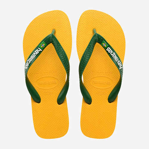 Havaianas Brasil amarillas